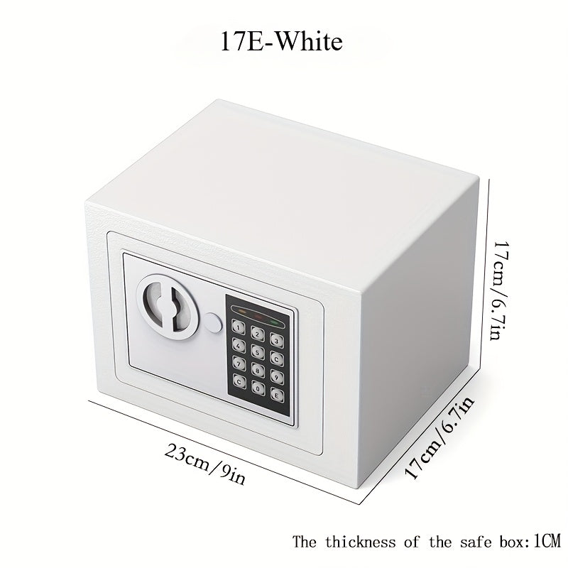 Compact Digital Safe with Keyboard Lock for Valuables Home Office Storage