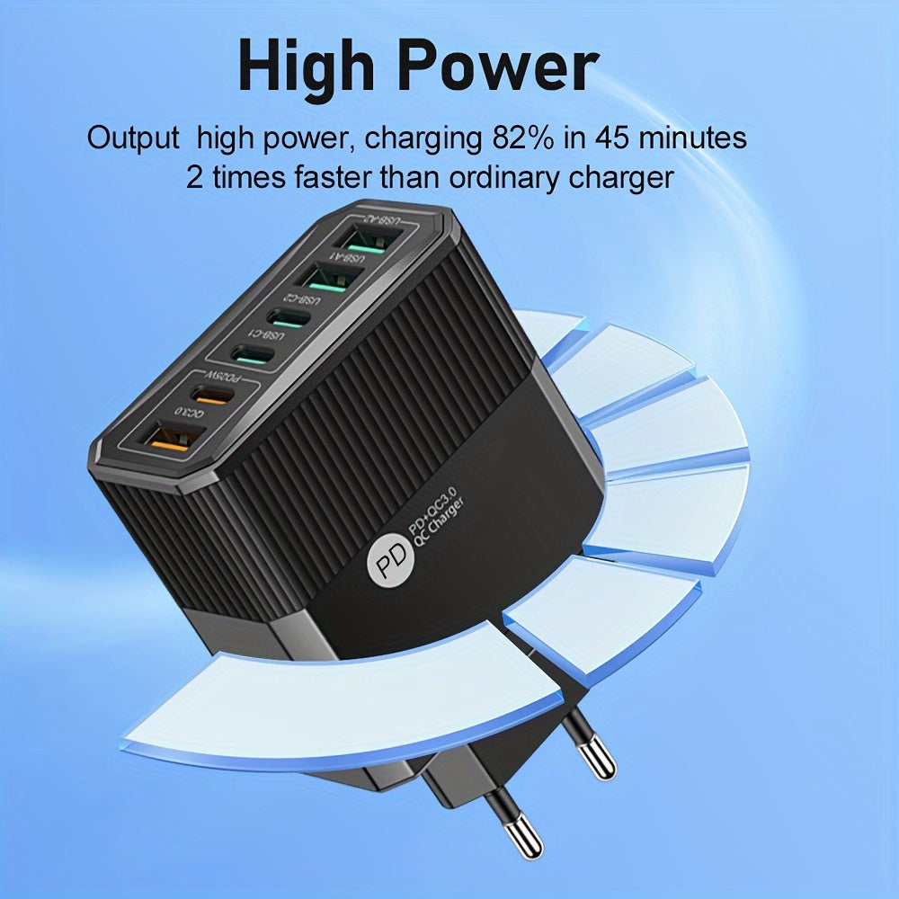 European Standard USB Charging Adapter Fast Charge for Smartphones