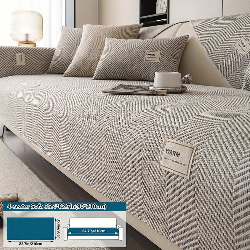 Чехол на диван из полиэстера в стиле бохо-шик для кресел и диванов, противоскользящий, безопасный для домашних животных, моющийся в машине