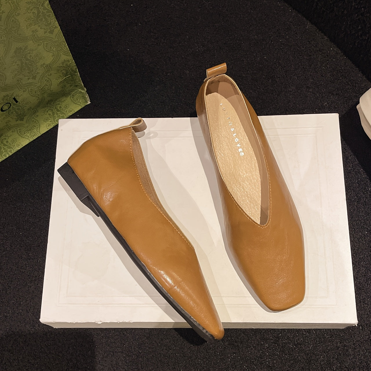 Women's Retro Mary Jane Flats Synthetic Black Slip-On Shoes for Casual and Formal Wear