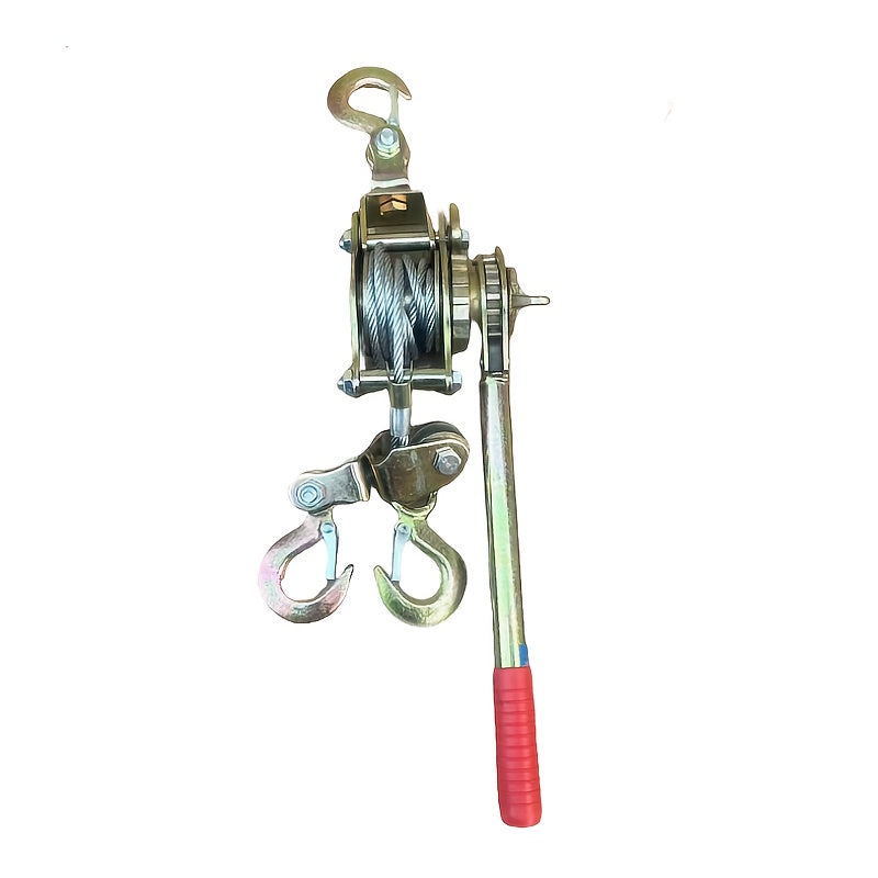 Heavy Duty Hand Winch 1/2/4 Ton with Steel Cable and Double Gear Mechanism