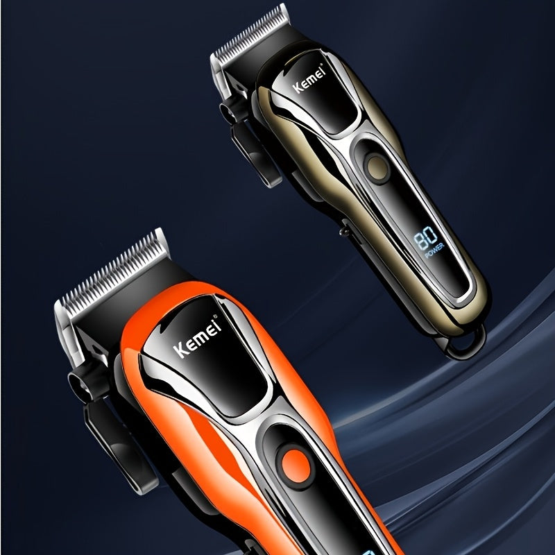 Afeitadora eléctrica inalámbrica para hombres con pantalla LCD, recargable por USB, 2000mAh