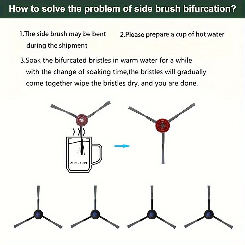 19 dona vakuum tozalash uchun aksessuarlar T30 Omni T30 Pro Omni bilan mos keladi, jumladan asosiy cho'tka, yon cho'tkalar, mop yostiqchalari, filtrlashlar, chang sumkalar.
