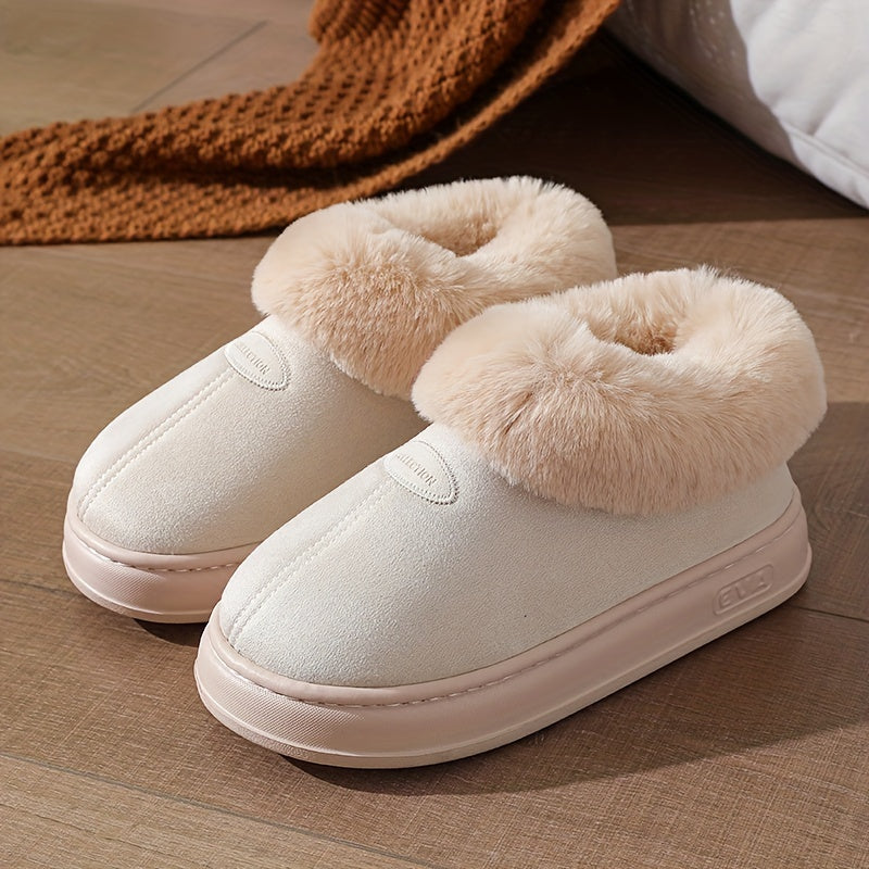 Women's Snow Boots Warm Thick Sole Indoor Outdoor Shoes