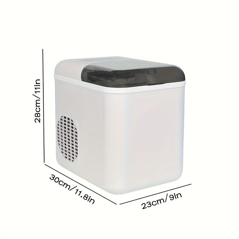 Portable Ice Maker White with Remote App Control 14.97kg Capacity