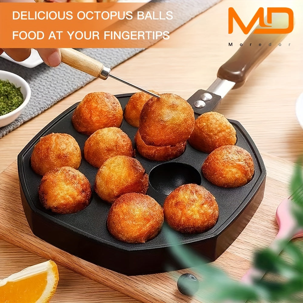 Non-Stick Takoyaki Pan for Home and Restaurant Use, 1 Pc
