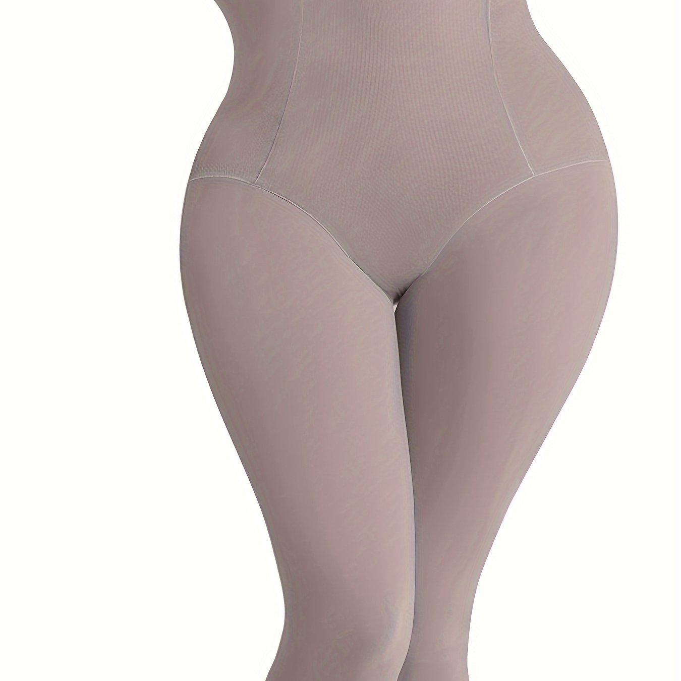 Women's High-Waist Thigh Slimmer Shapewear Leggings Seamless Tummy Control Capri