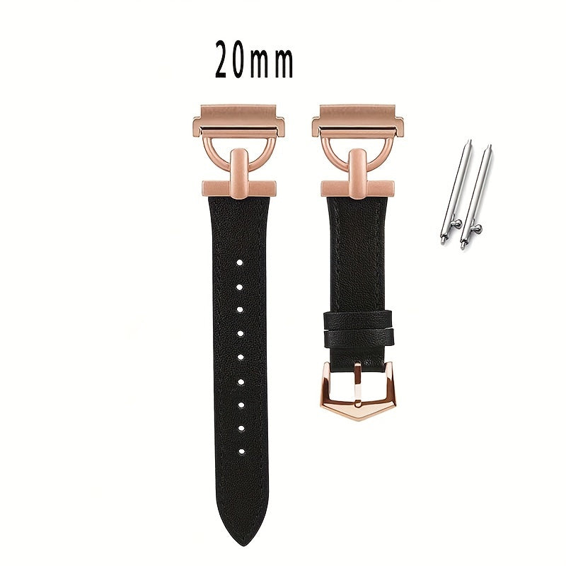 Совместимые синтетические кожаные ремешки для часов с быстросъемным механизмом для Samsung Galaxy Watch 6/5/4, Active 2, Watch 5 Pro, Watch 3. Особенности: запястья с дизайном D-образной пряжки в размерах 20 мм и 22 мм. Батарея