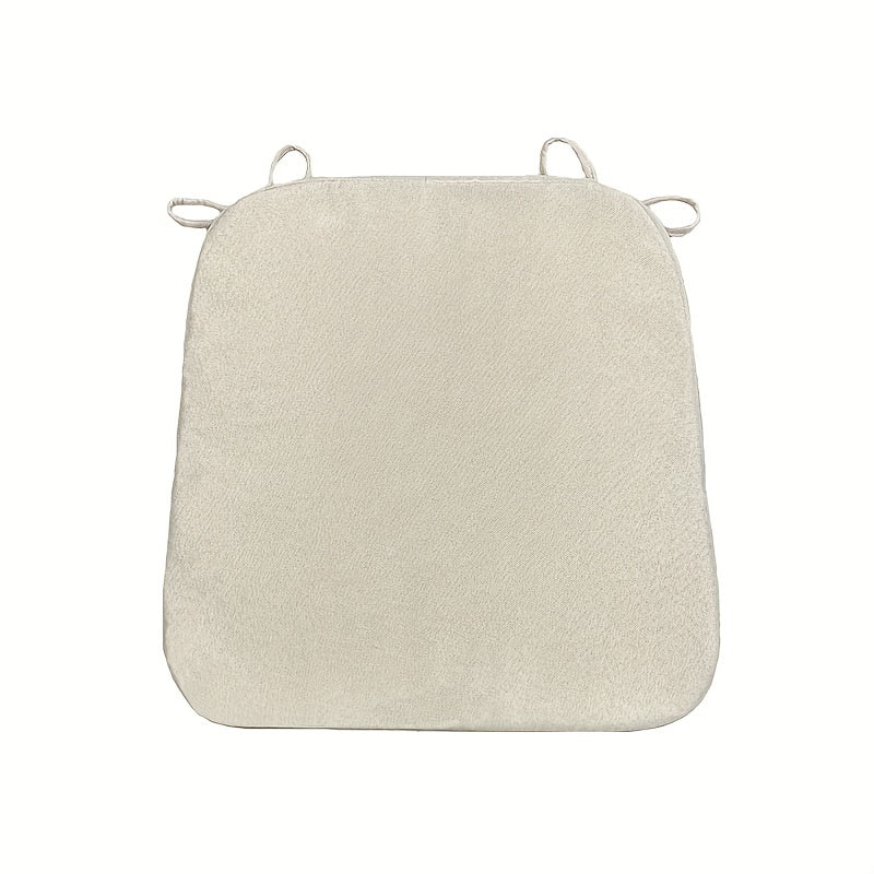 Rang-barang chiziqli stul yostiqchasi, anti-slid ko'pikli yostiq bilan, yuviladigan linen qoplamasi bilan, oshxona yoki uy uchun