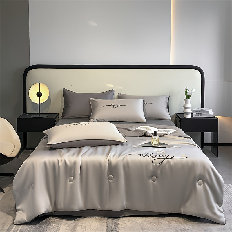 Summer Cooling Quilt Lightweight Breathable Blanket for Bedroom Dorm Rooms