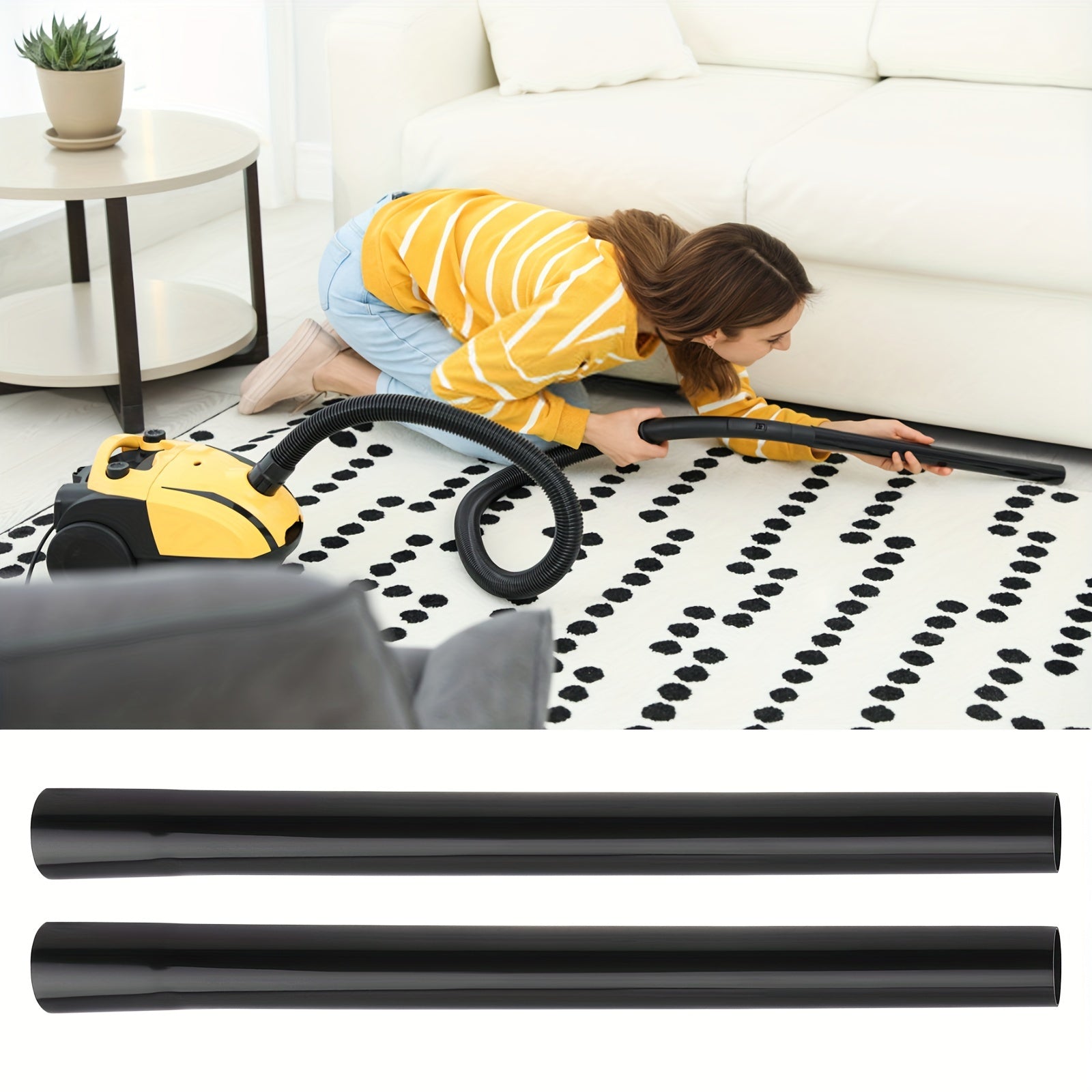 To'liq vakuum tozalash uchun aksessuarlar to'plami, changyutgich cho'tkalar va shlang adapteri bilan