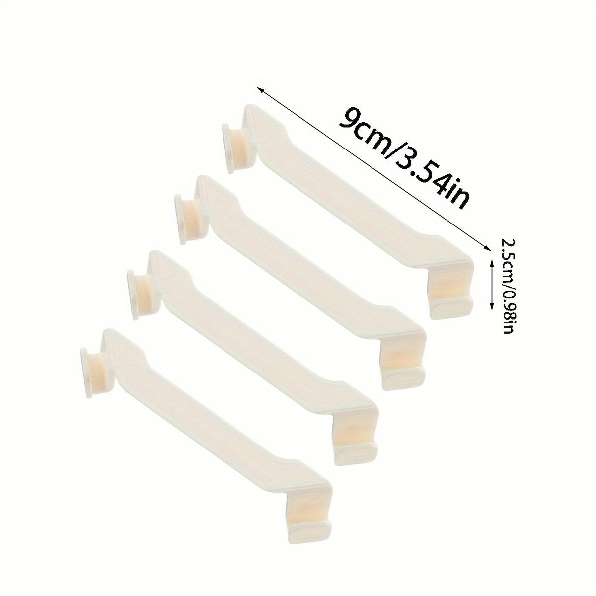 Набор из 4 японских пластиковых контейнеров для хранения, которые можно складывать и закрывать крышками с защёлками. Легко устанавливаются на стены, эти стильные контейнеры идеально подходят для организации кухонных шкафов или рабочего стола.