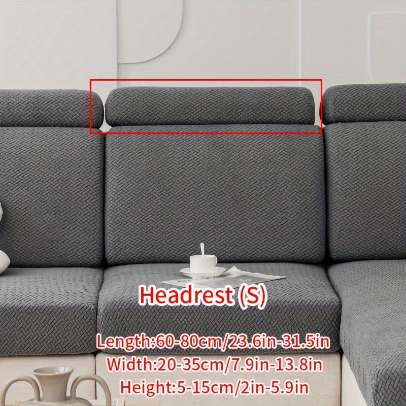 Современный жаккардовый чехол для дивана, изготовленный из прочного полиэстера и спандекса, не скользит, подходит для домашних животных, легкий в уходе, подходит для кресел и секционных диванов.