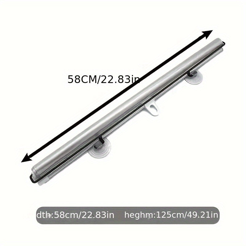 Universal Qora Rolli Qoplamali Sunshade uchun Avtomobil, Yotoqxona, Oshxona, Ofis uchun Suvga chidamli yopishtiruvchi tutqich