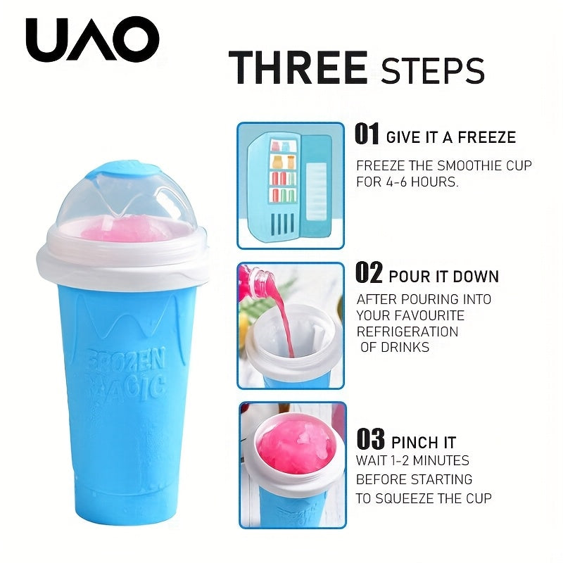 Summer Squeeze Cup Smoothie Ice Cup for Cooling and Shakes