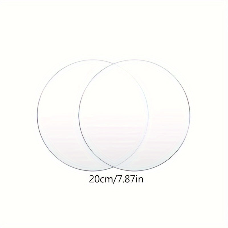 Qayta ishlatiladigan akril dumaloq tort plitalari to'plami 2 ta 10.16cm 15.24cm 20.32cm 25.4cm Pishirish uchun asbob-uskunalar