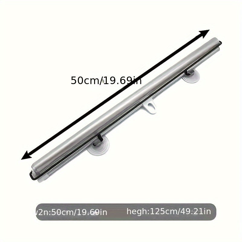 Universal Qora Rolli Qoplamali Sunshade uchun Avtomobil, Yotoqxona, Oshxona, Ofis uchun Suvga chidamli yopishtiruvchi tutqich