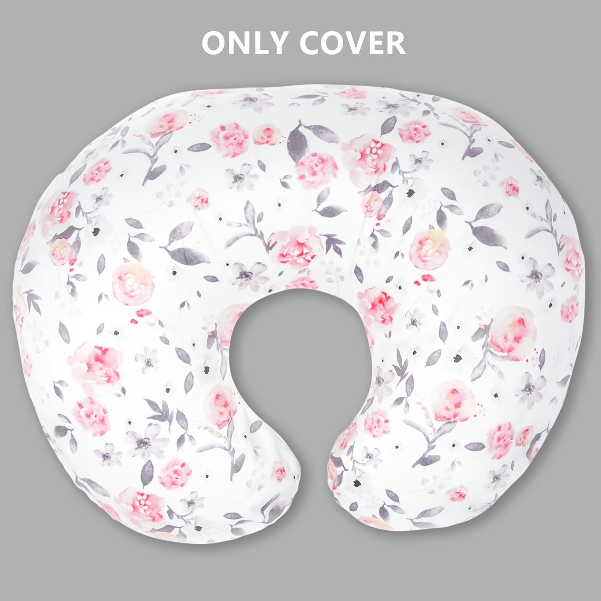 Baby Nursing Pillow Cover Soft Petal Pattern for Newborns and Moms