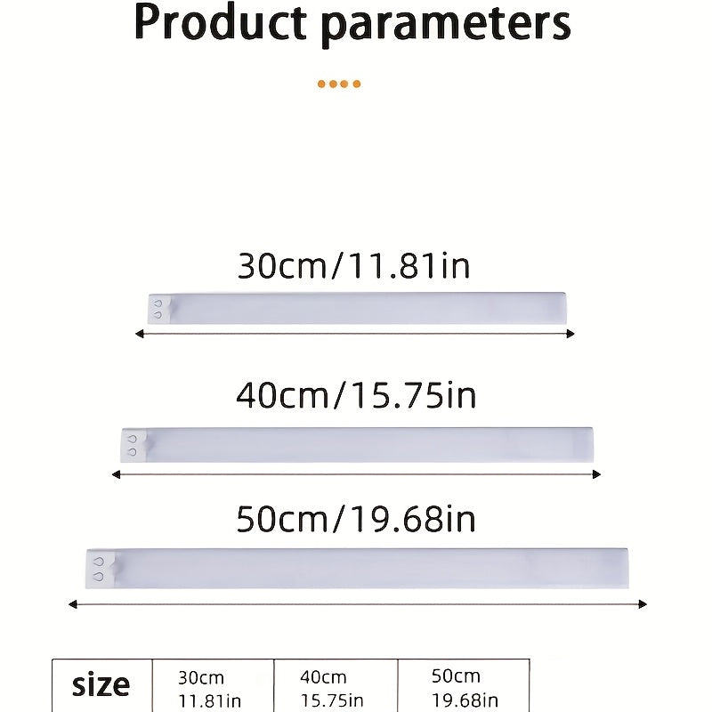 Умный светодиодный светильник с датчиком движения, USB-заряжаемый, 3 режима яркости, беспроводная установка, идеально подходит для шкафов, кладовок, спален, ванных комнат и лестниц.