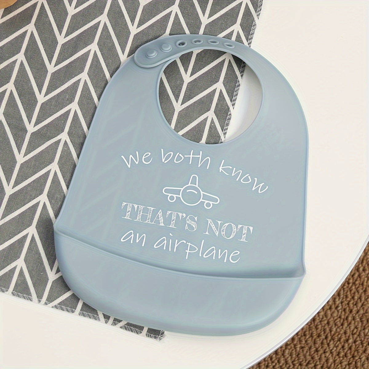 Baby Silicone Bib for Infants Waterproof Lion Print Durable Food Catcher