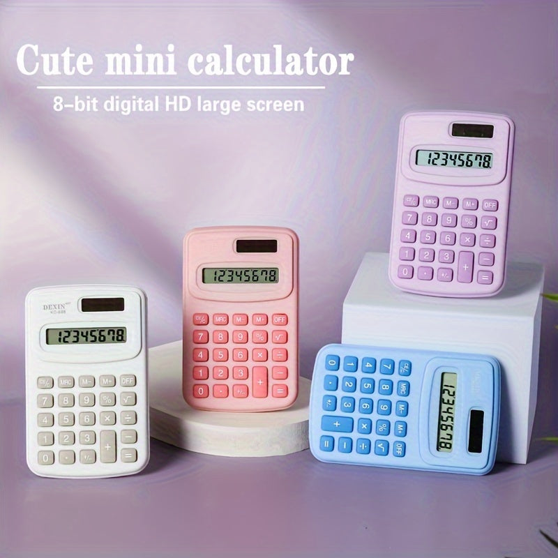 Мультяшный карманный калькулятор для школьных офисных советов с LED-дисплеем