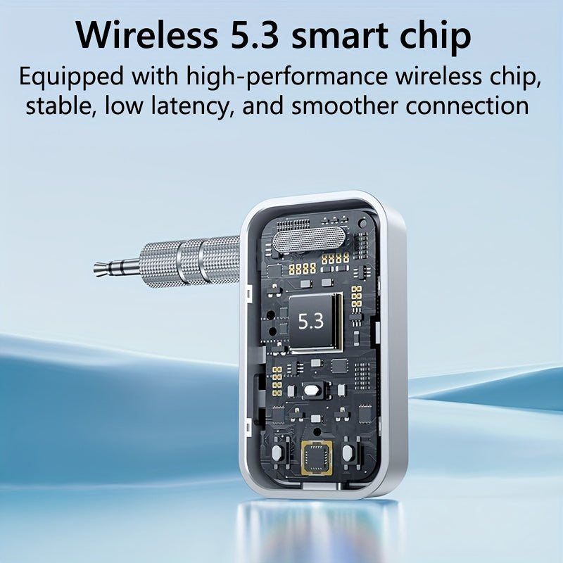 Wireless Car Transmitter and Receiver with USB Charging for Vehicle Audio