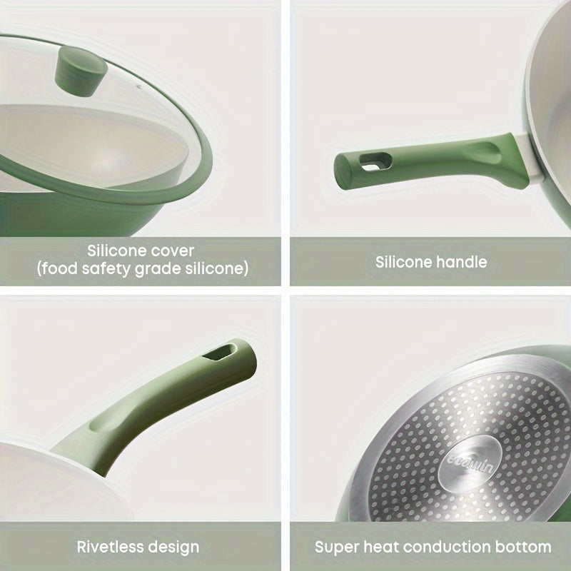 Ceramic Milk Pot Non-Stick Coating Dishwasher Safe Suitable for All Stovetops