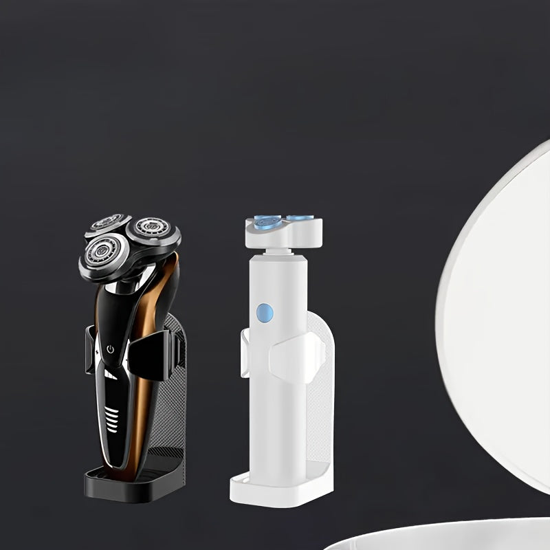 Держатель для электробритвы на стену, крючок для хранения в ванной, бесследное крепление, экономия пространства