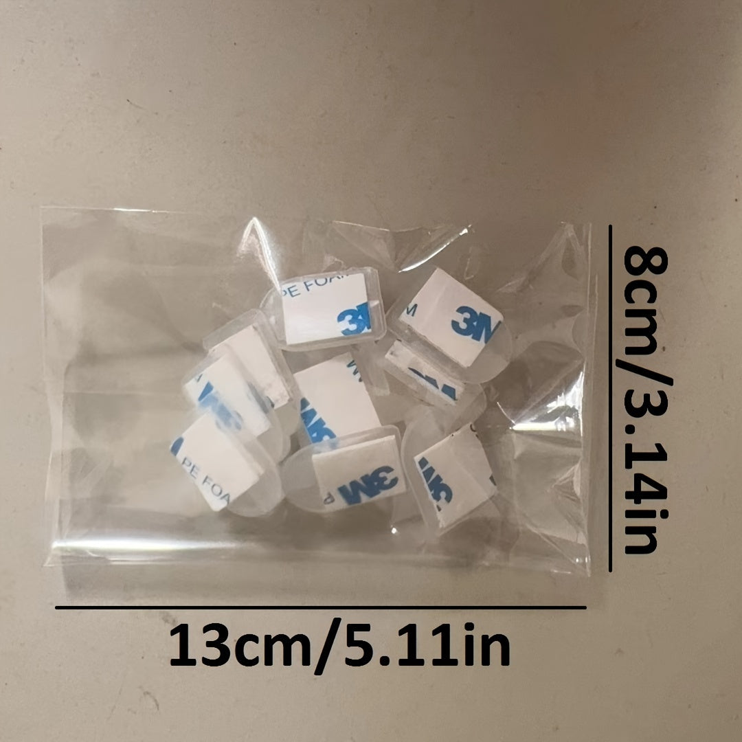 Mini Self-Adhesive Wall Hooks for Jewelry Storage and Display