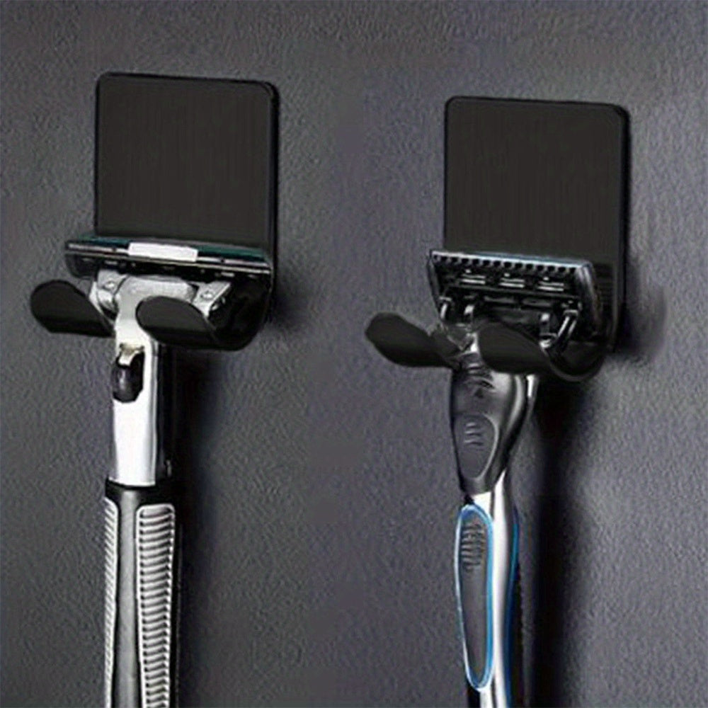 Electric Shaver Holder Black Wall Mount Storage Rack