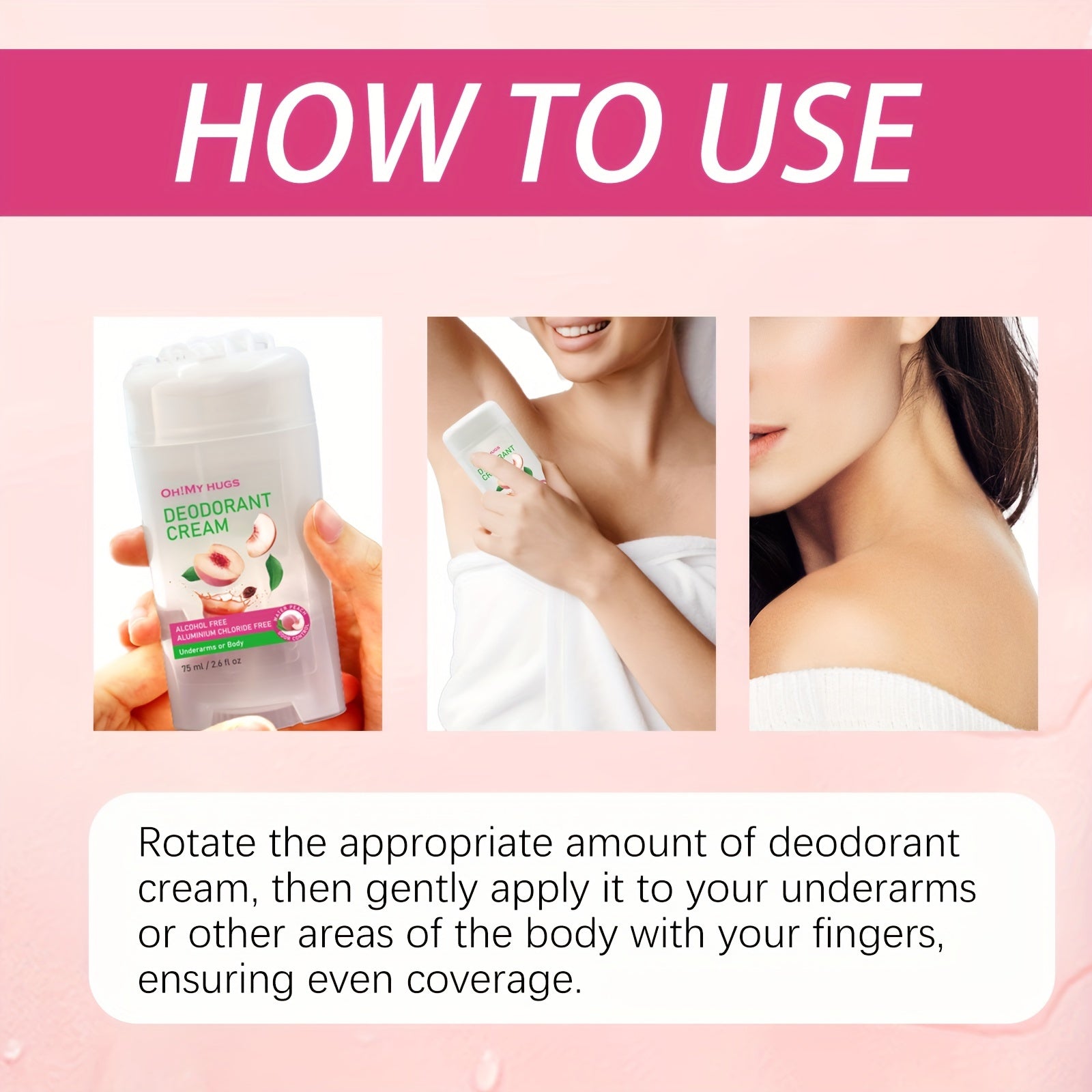 5 ароматов, дезодорант-крем длительного действия на 48 часов, увлажняющий, унисекс бальзам, зимний подарок, 1.7 унции