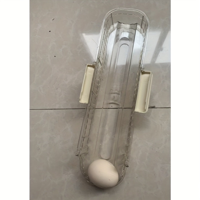 Egg Storage Box Automatic Rolling Food Grade Plastic No Battery