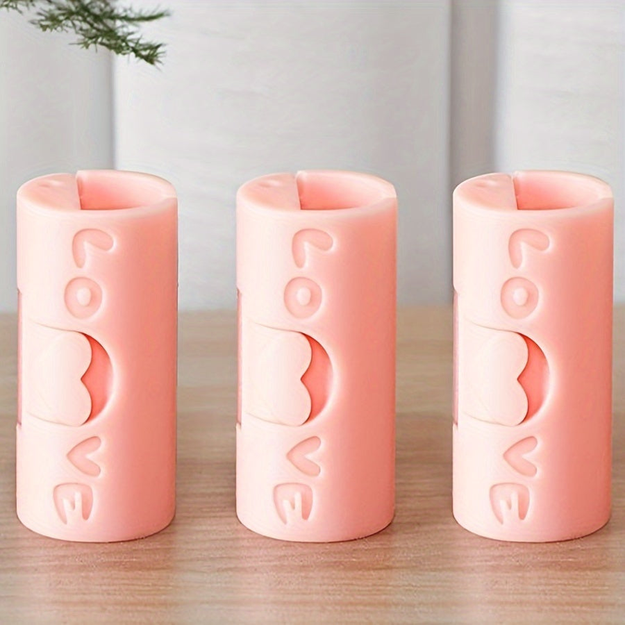 Set of 4 Pink Bed Sheet Clips for Securing Quilts and Blankets