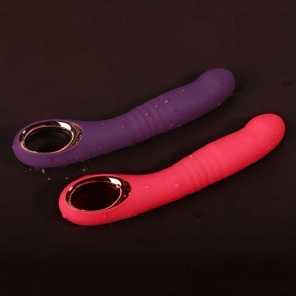 Adult Silicone Rechargeable Dual Vibration Toy for Women and Couples