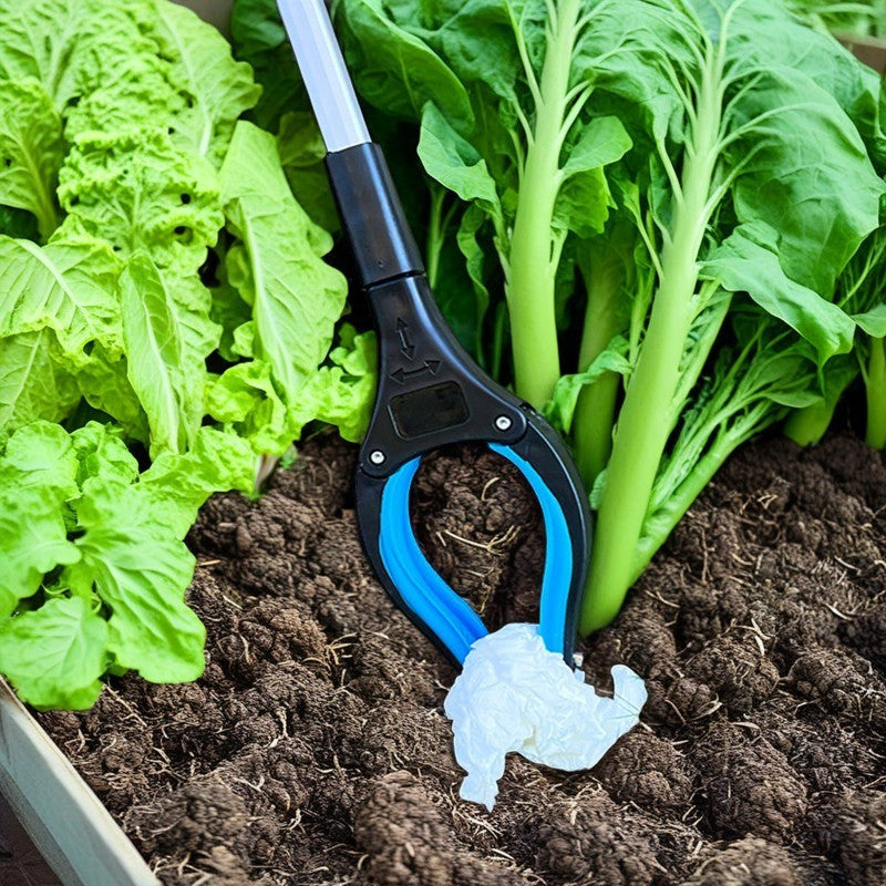 Durable Aluminum Garden Tool with Comfortable Handle for Trash and Fireplace Cleanup