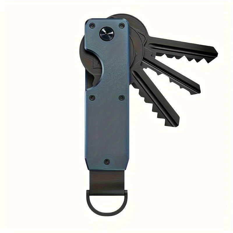 Minimalist Key Organizer Compact Metal Holder for 2-6 Keys Daily Use