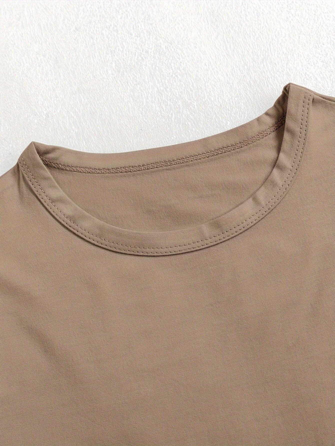 Conjunto de pijama de manga larga con ribetes y cinturilla ajustable para adultos, en tejido de punto de color sólido