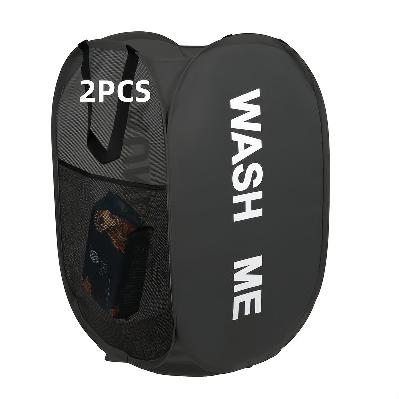 Tarmoqli tomonlari bilan buklanuvchi kir yuvish savati, hammom, yotoqxona, yotoqxonalar uchun portativ kiyimlar qutisi