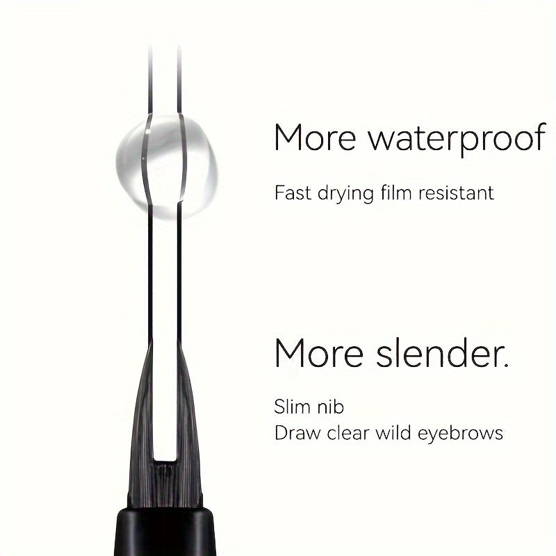 Dual-Ended Waterproof Eyebrow Pencil for All Skin Types