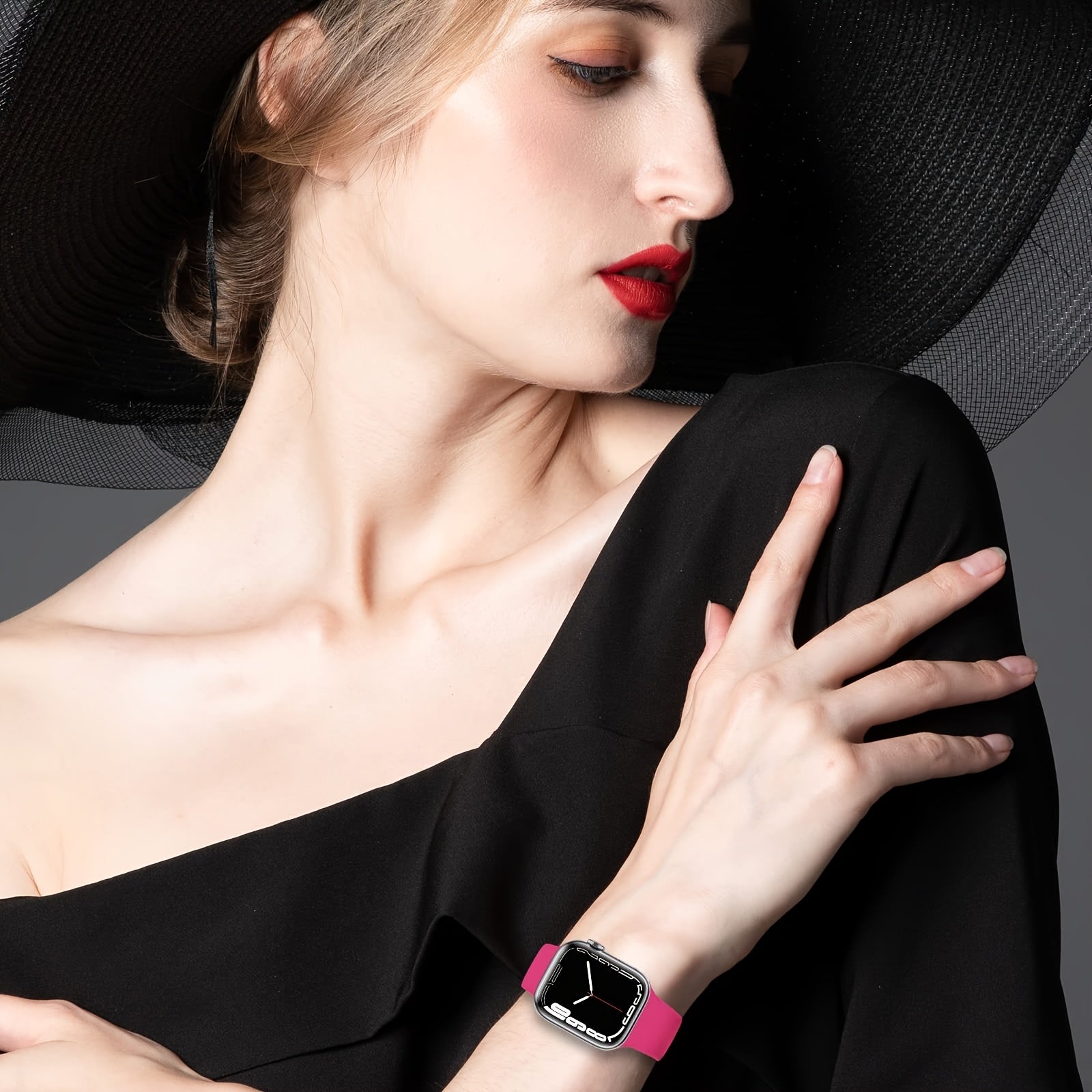 Correa de silicona resistente al agua para reloj deportivo compatible con Apple Watch Series 1-10 SE Ultra Ultra 2, correa ajustable para hombres y mujeres