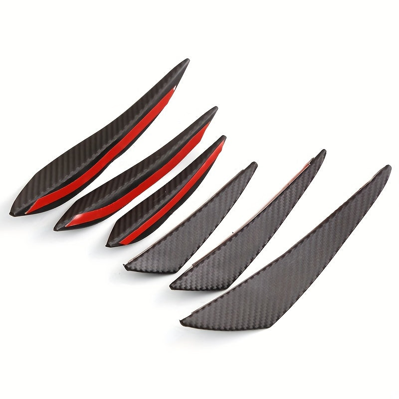 Universal Car Front Bumper Lip Splitter Body Spoiler Diffuser Fins