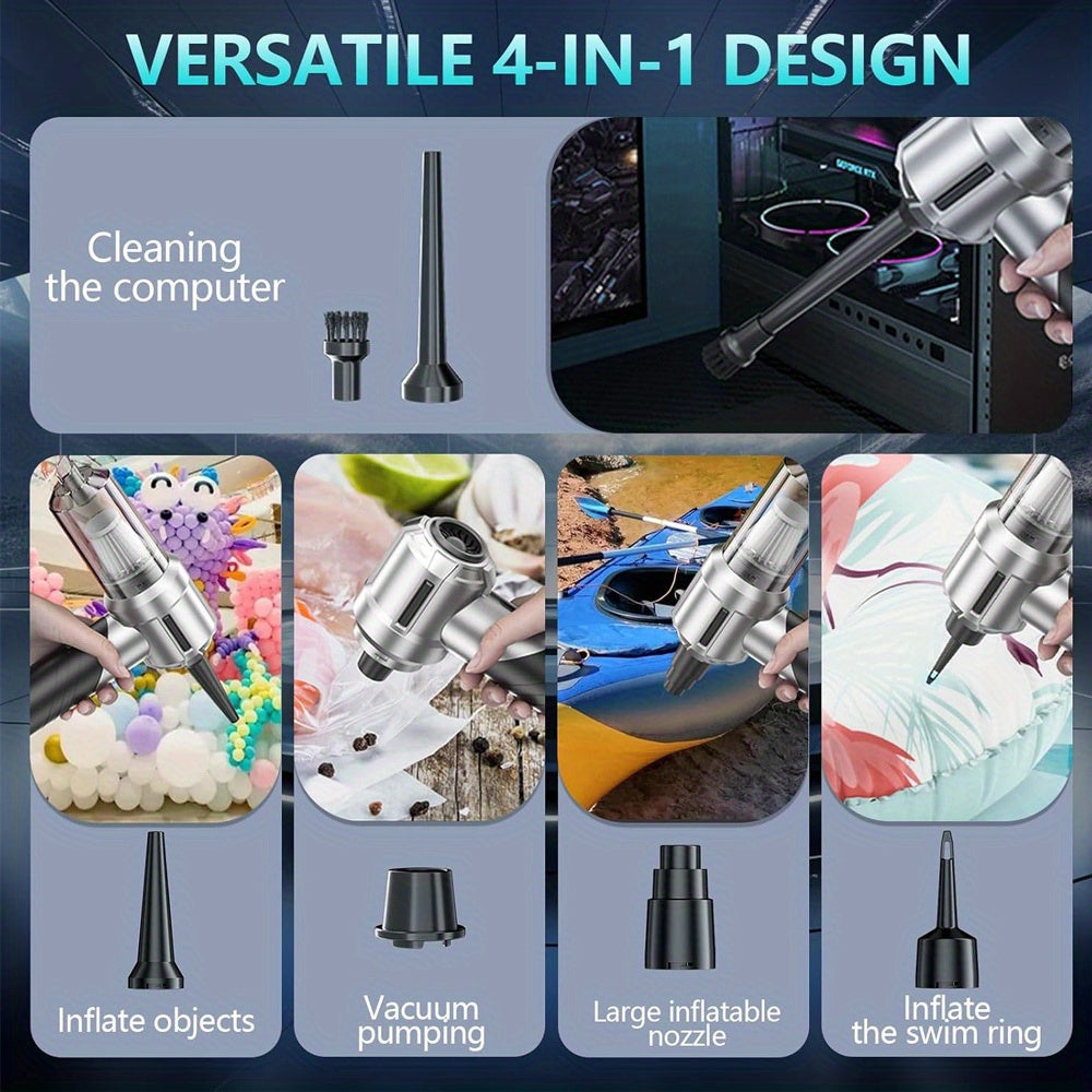 120W Foldable Handheld Vacuum Cleaner with Strong Suction Portable Dust Cleaner