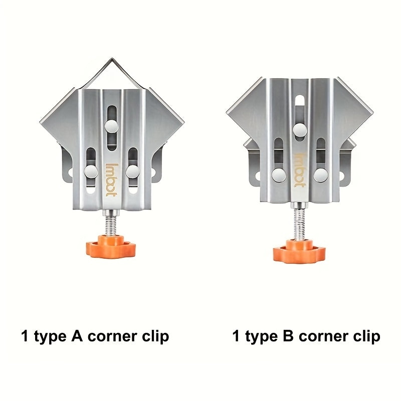 Burchakli vintli rostlash uchun sozlanadigan zanglamaydigan po'latdan yasalgan qisqichcha, apelsin tutqichli