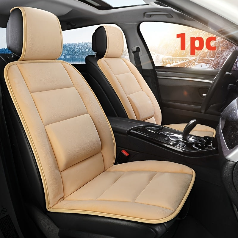 Barcha mavsumlar uchun mo'ljallangan yumshoq avtomobil o'rindiq yostiqchasi L-shakl, issiq va qulay, qayta ishlatiladigan