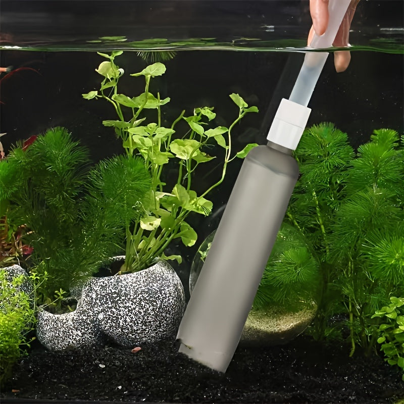 Aquarium Gravel Cleaner with 1.7m Hose Fish Waste Removal Siphon Pump