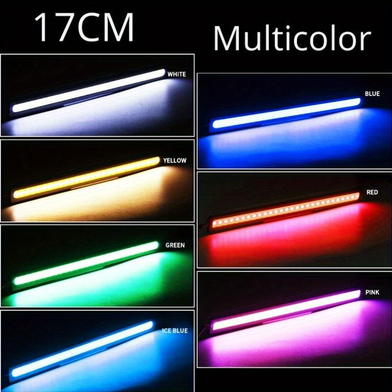 2 шт. автомобильная светодиодная лента внешнего декоративного освещения 17 см / 6,69 дюйма универсальная