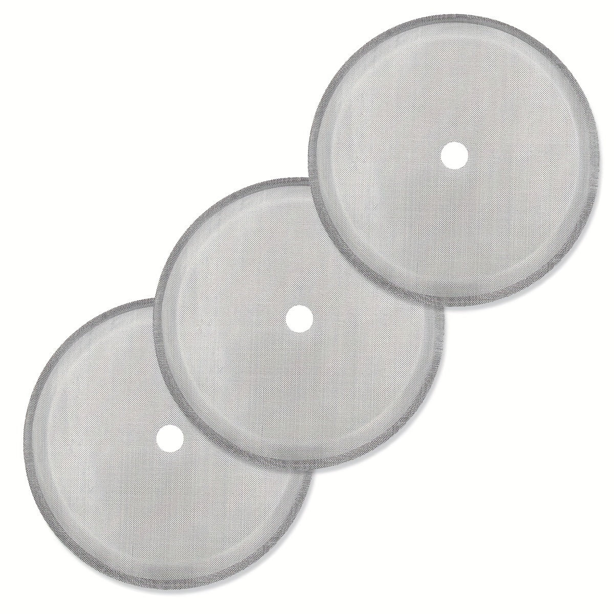 3-Piece Stainless Steel French Press Filter Set for 8-Cup Coffee Tea Makers