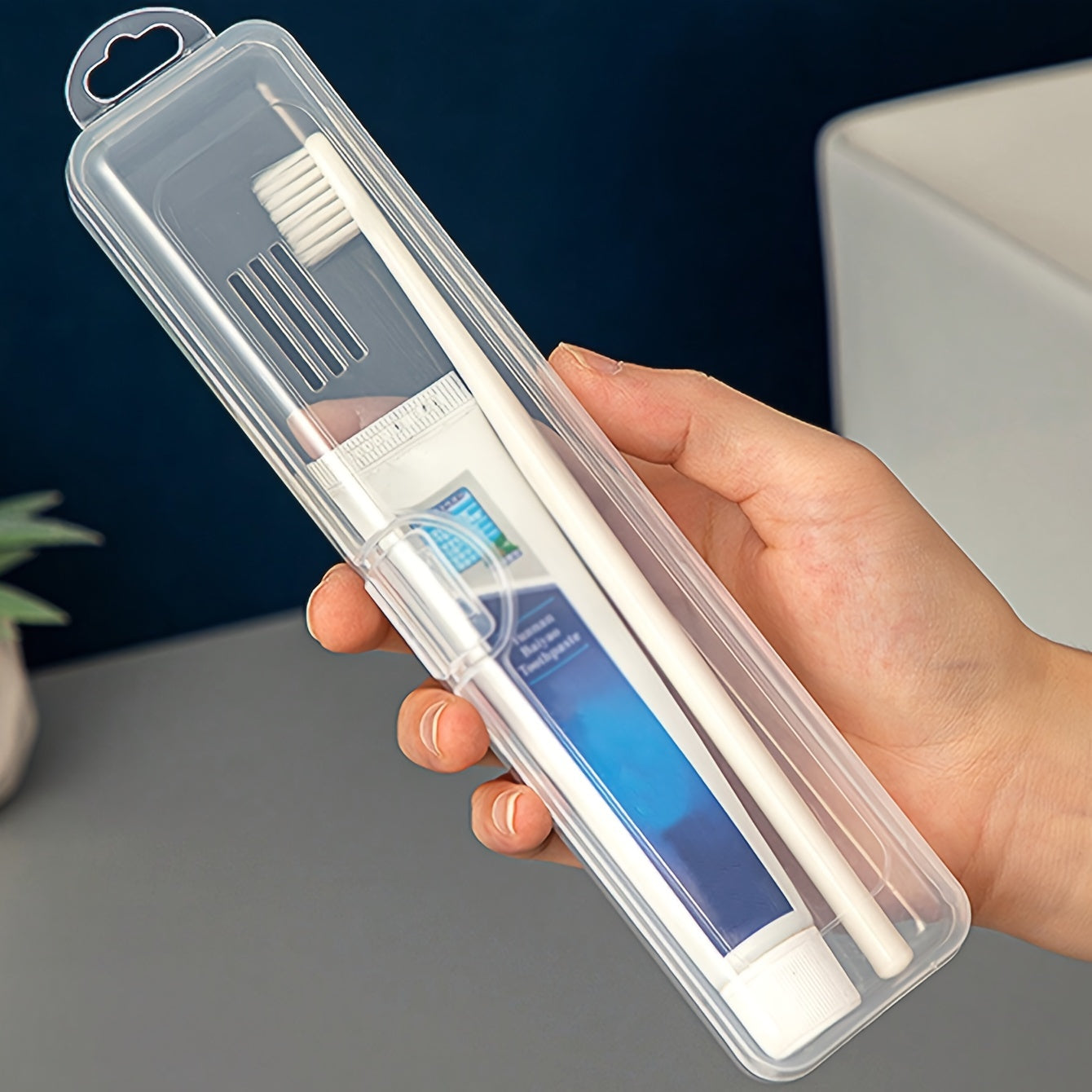 Travel Portable Transparent Electric Toothbrush Storage Case for Men Women