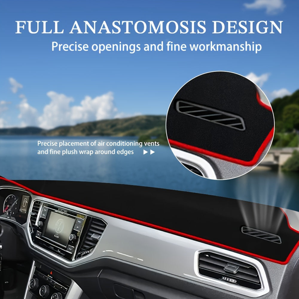 Universal Dashboard Protector Mat for Trucks Anti-UV Light Blocking Durable