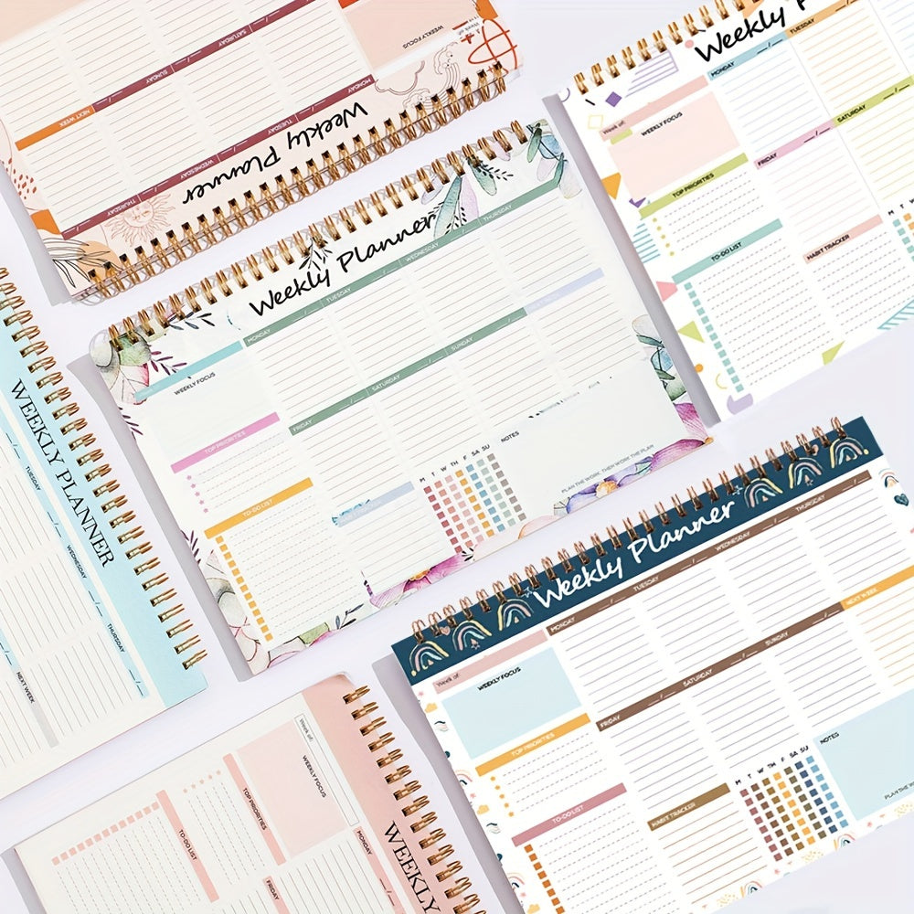 Adult Weekly Planner with 52 Tear-Off Sheets Calendar Organizer